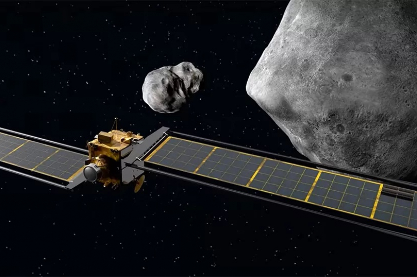 [video] NASA a lovit un asteroid, alterându-i orbita