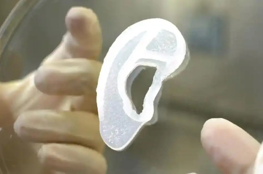 O companie de cercetări medicale a transplantat o ureche imprimată în format 3D
