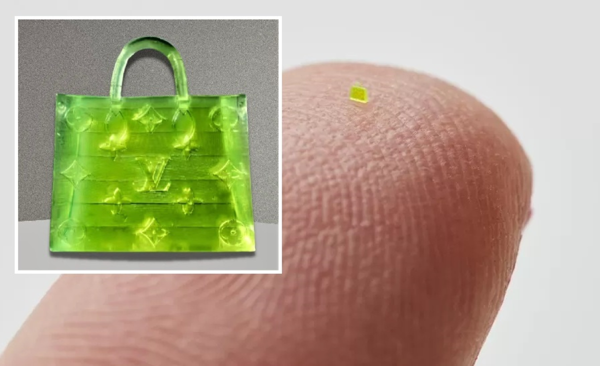MSCHF microscopic bag 'smaller than grain of salt' sells for