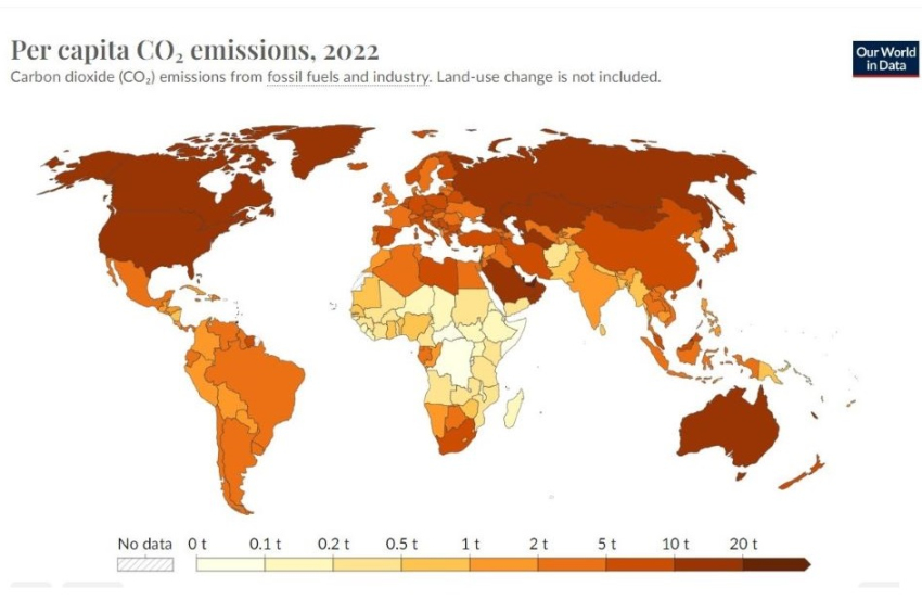 In 1850, Britain was the top carbon emitter, now it’s China