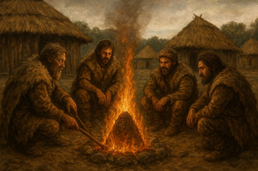 The Iron Age began with accidental advances in metallurgy 